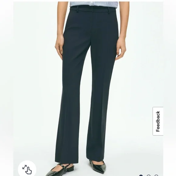 Brooks Brothers wool flair trousers NEW - Picture 3 of 7